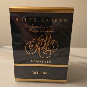 Ralph Lauren Bedford Scented Candle - Black and Gold